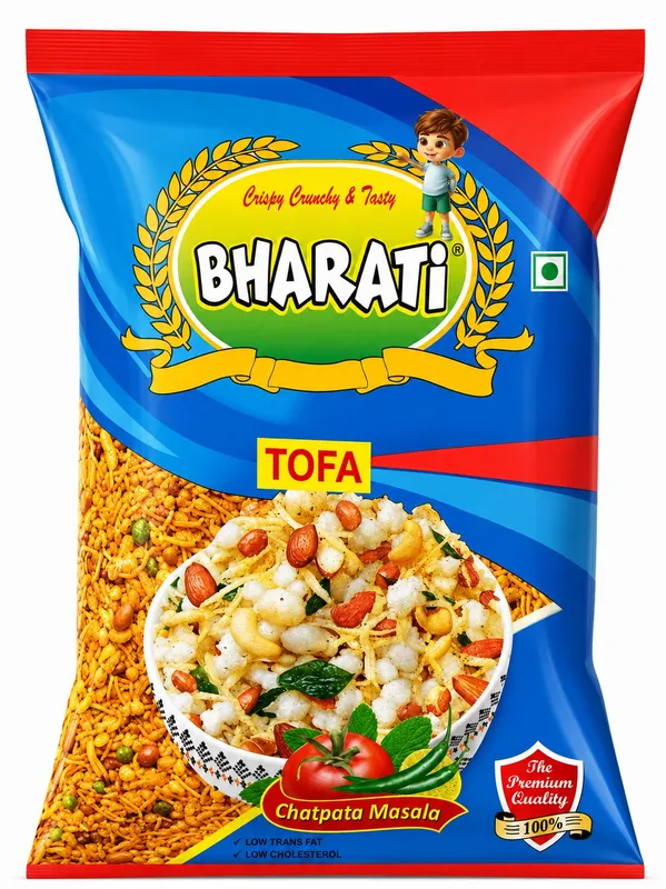 BHARATI TOFA 400g – Taste Tango | Light Tikha Namkeen Mix