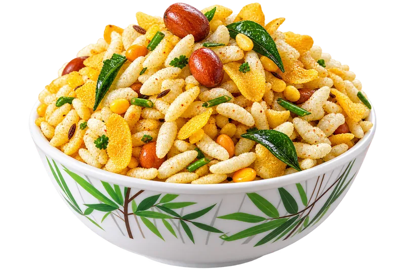 Bharatee Mixture Chiwra. Rs 10, Light Spicy & Salty Crunchy Snack